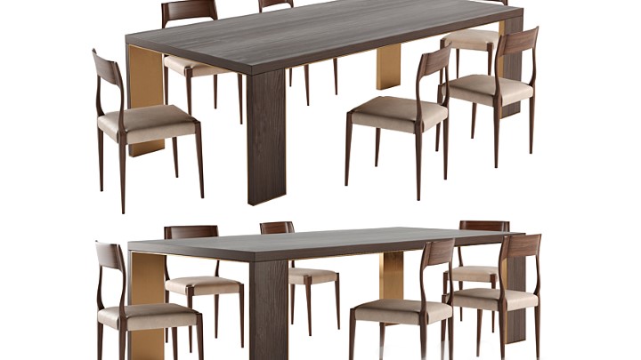 渲染模型_桌椅1183