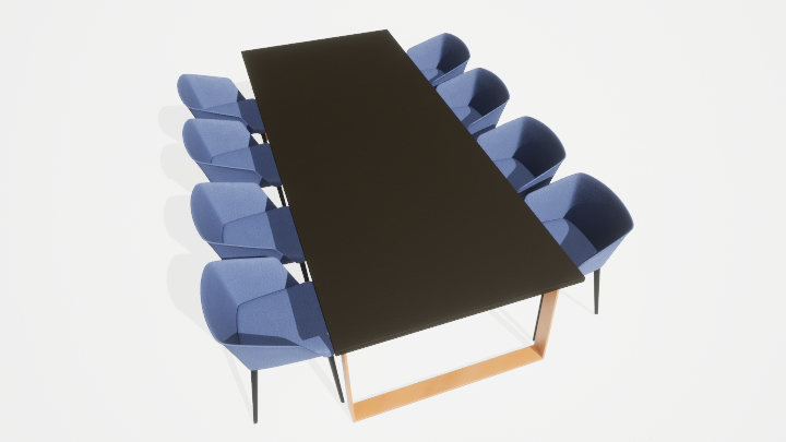 渲染模型_桌椅1209