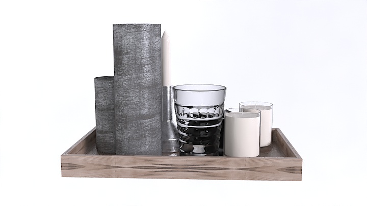 渲染模型_桌面摆件052