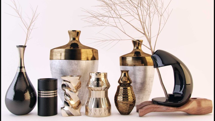 渲染模型_桌面装饰品035