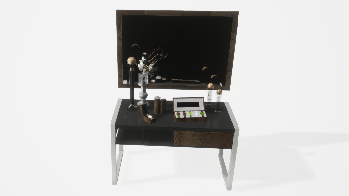 渲染模型_梳妆台118