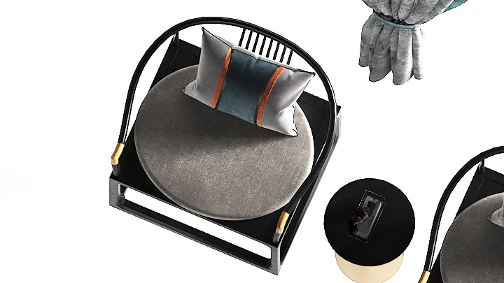 渲染模型_椅子5184