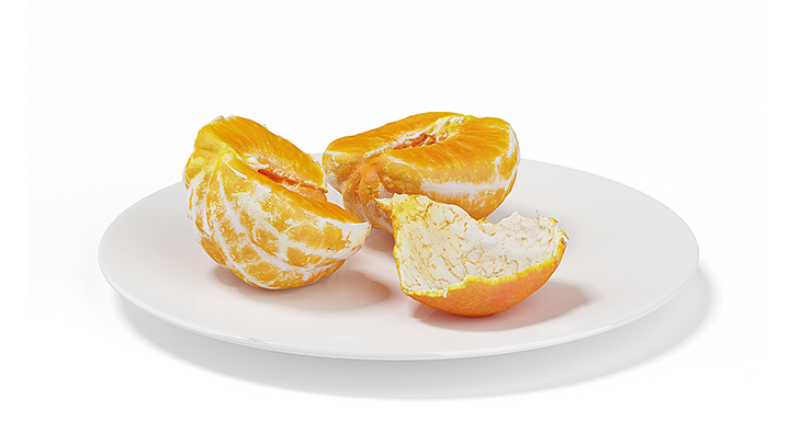 渲染模型_橘子010