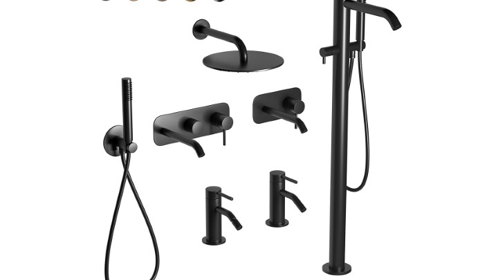 渲染模型_水龙头花洒008