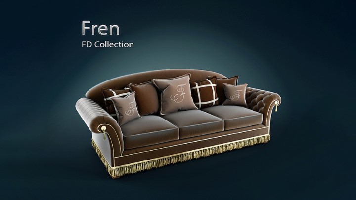 渲染模型_沙发6911