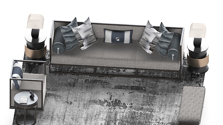 渲染模型_沙发6975