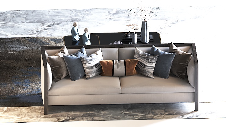 渲染模型_沙发6976