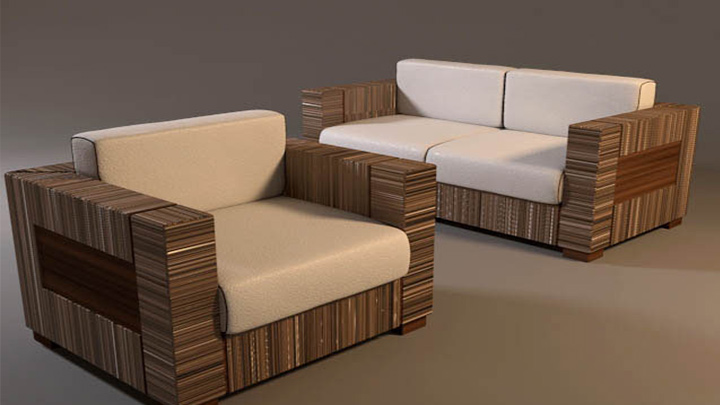 渲染模型_沙发7164