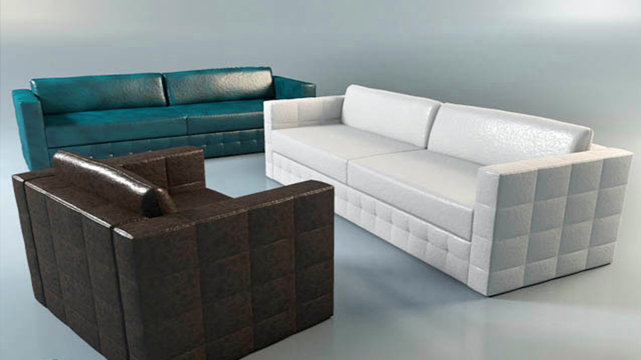 渲染模型_沙发7166