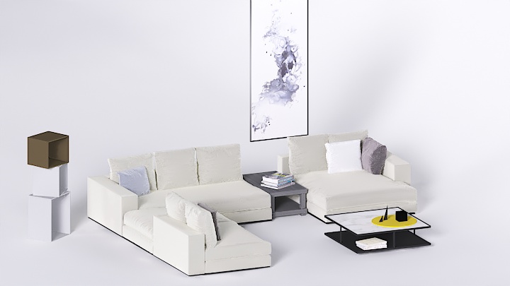 渲染模型_沙发7271