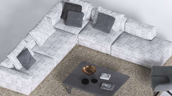 渲染模型_沙发7327