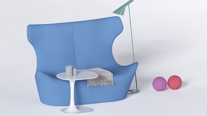 渲染模型_沙发7339