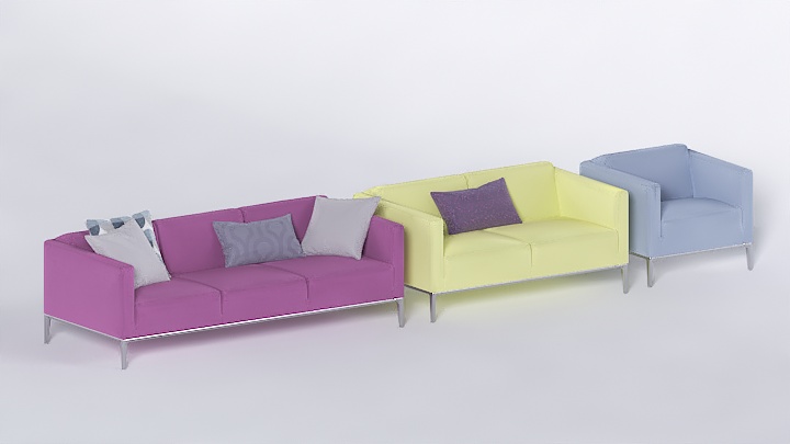渲染模型_沙发7344