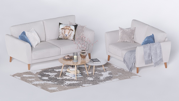 渲染模型_沙发7345