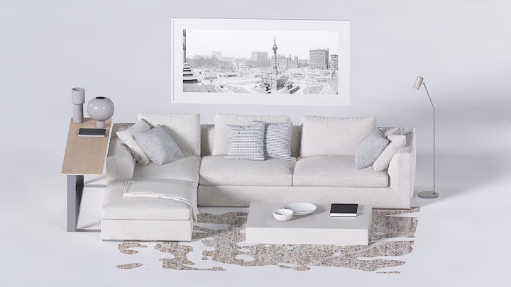 渲染模型_沙发7350