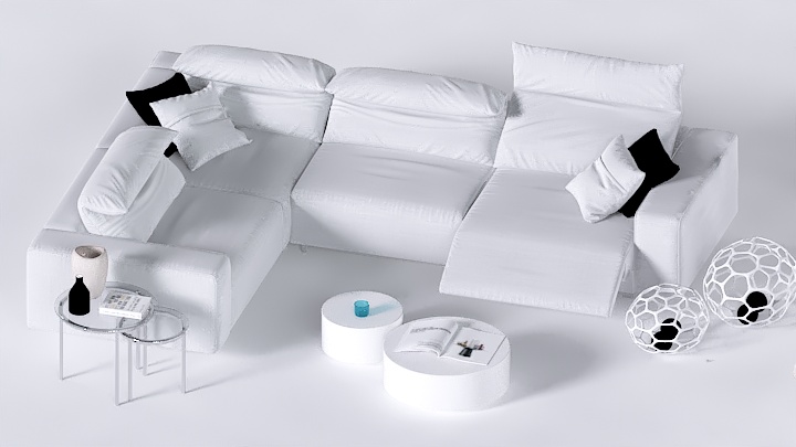 渲染模型_沙发7387