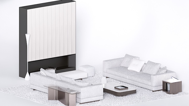 渲染模型_沙发7417