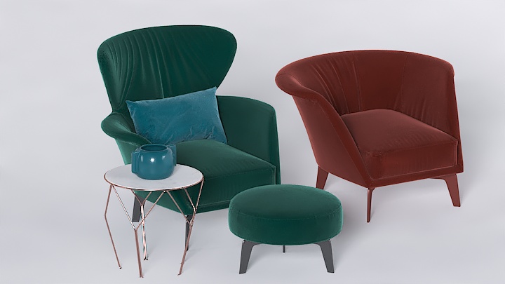 渲染模型_沙发7447
