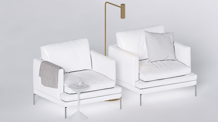 渲染模型_沙发7452