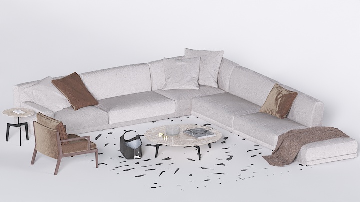 渲染模型_沙发7453