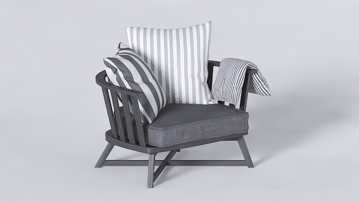 渲染模型_沙发7496