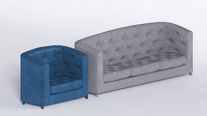 渲染模型_沙发7522
