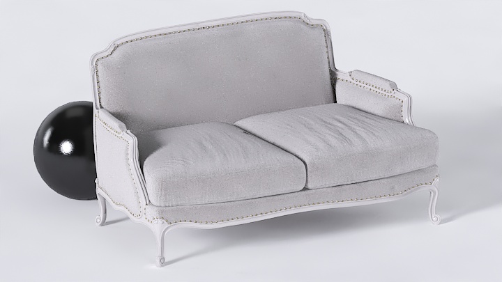 渲染模型_沙发7536