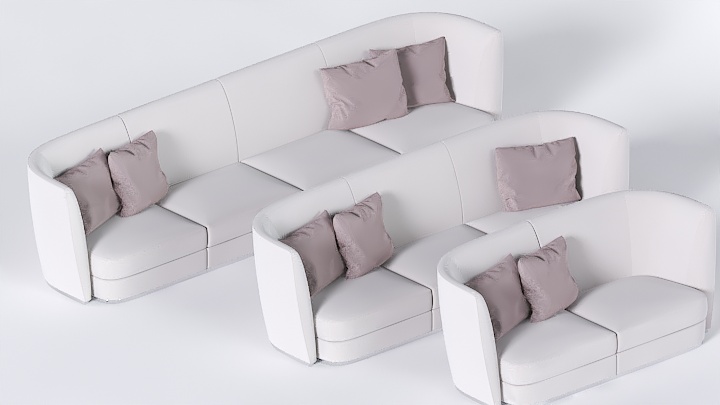 渲染模型_沙发7541