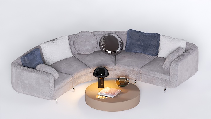 渲染模型_沙发7550