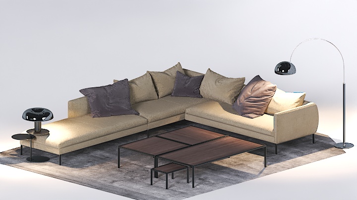 渲染模型_沙发7577