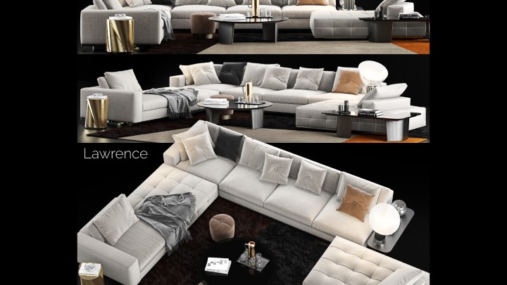 渲染模型_沙发7586