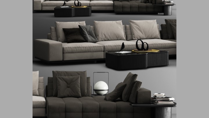 渲染模型_沙发7587