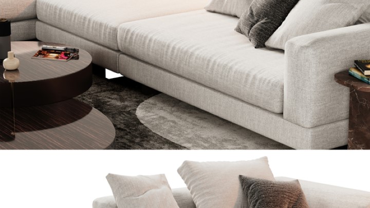 渲染模型_沙发7595