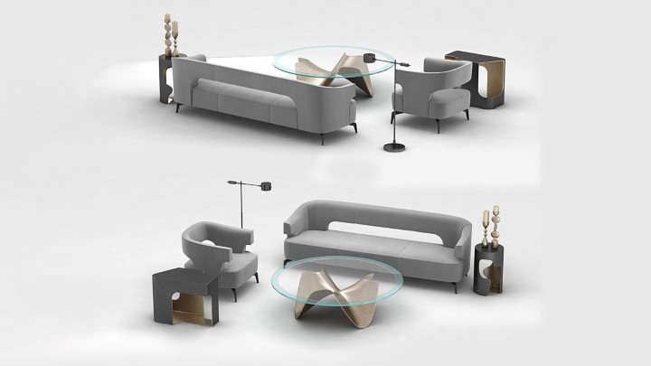 渲染模型_沙发7606