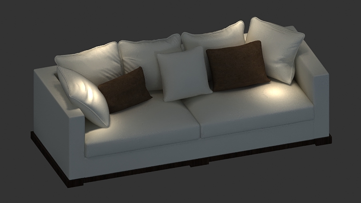 渲染模型_沙发7608