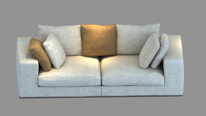 渲染模型_沙发7610