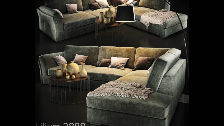 渲染模型_沙发7681