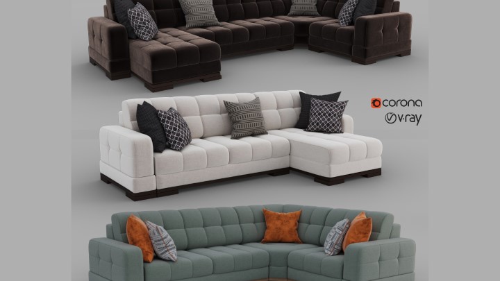 渲染模型_沙发7684