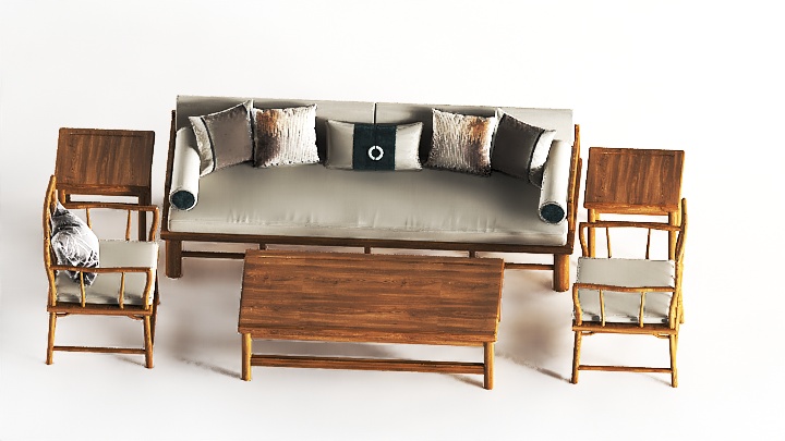 渲染模型_沙发7710