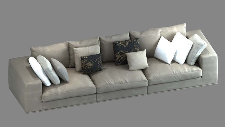 渲染模型_沙发7714