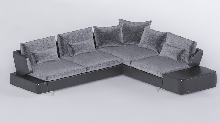 渲染模型_沙发7729