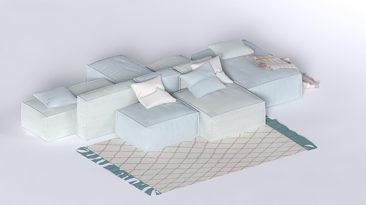 渲染模型_沙发7794