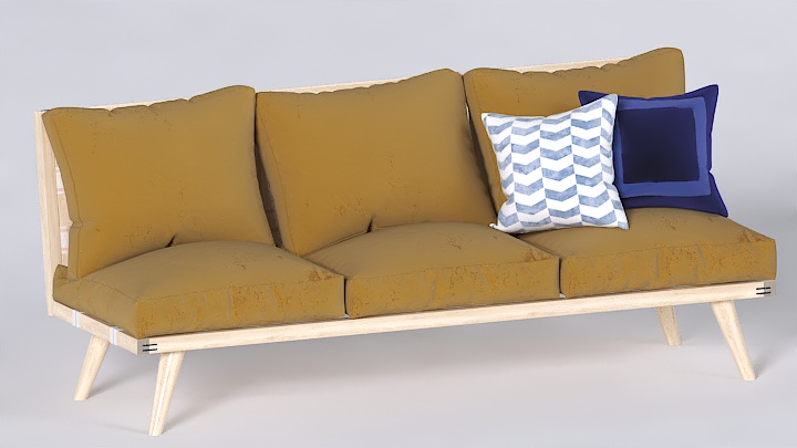 渲染模型_沙发7798