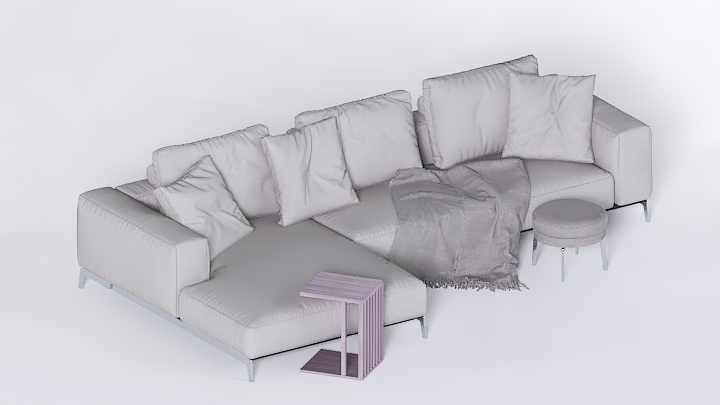 渲染模型_沙发7831