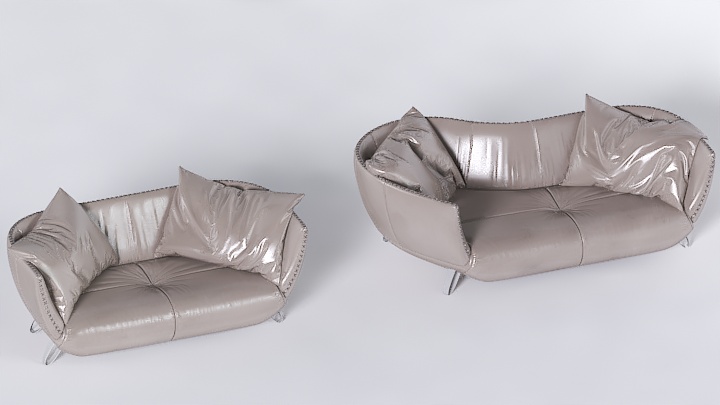 渲染模型_沙发7855