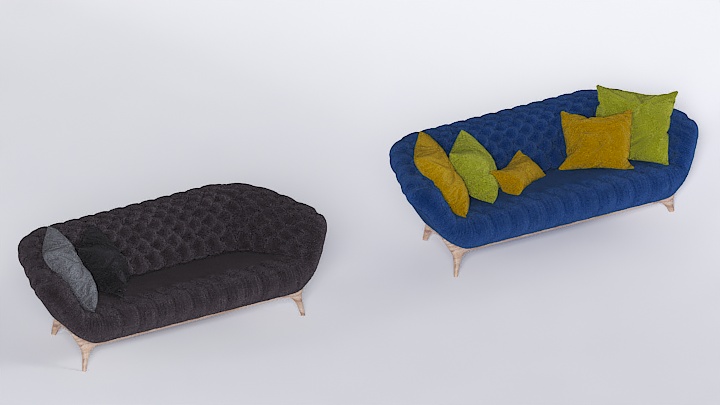 渲染模型_沙发7864