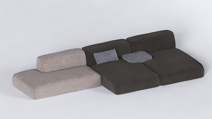 渲染模型_沙发7869