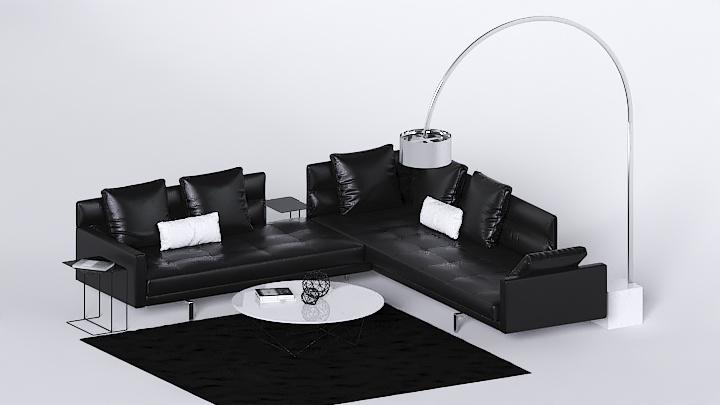 渲染模型_沙发7880