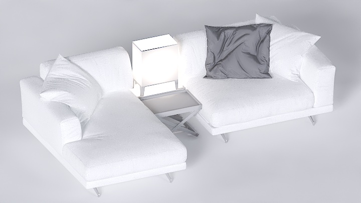 渲染模型_沙发7882
