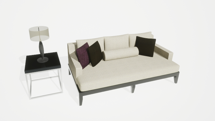 渲染模型_沙发7930